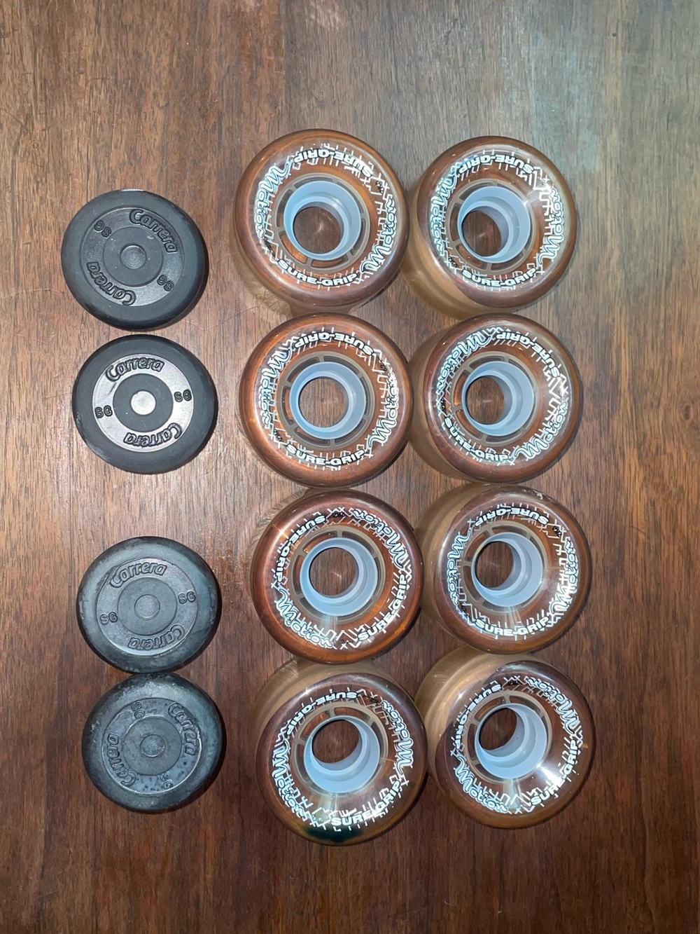 Sure-Grip wheels+Carrera toe stops bundle